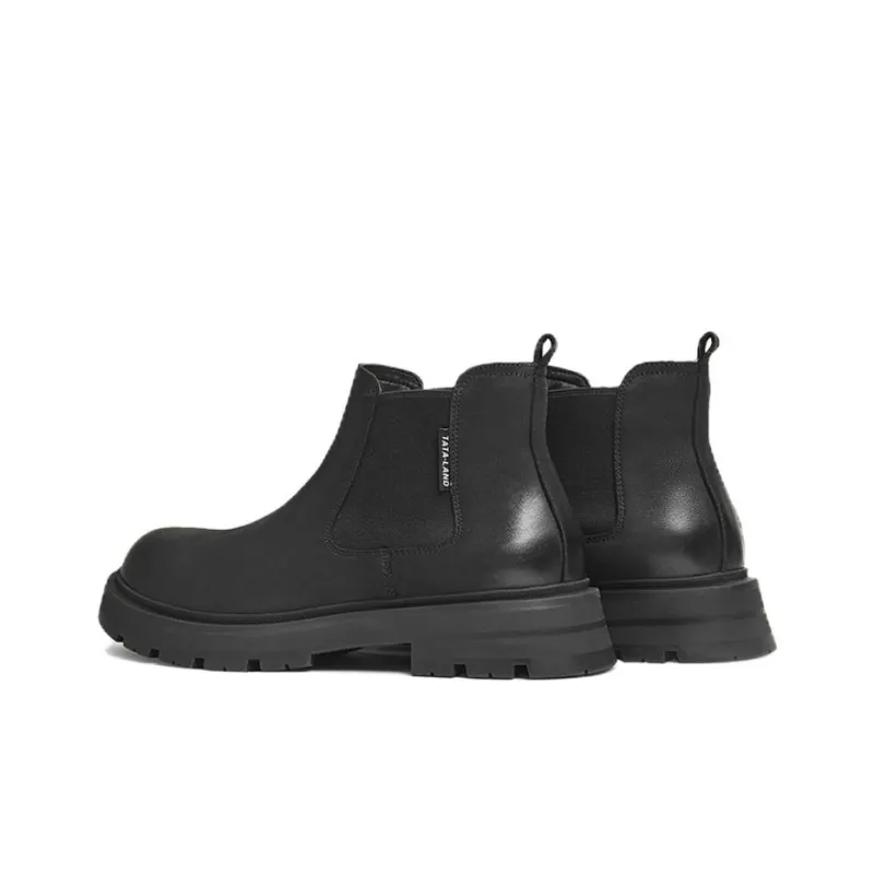 TATA Chelsea Boots Men Solid Color-2