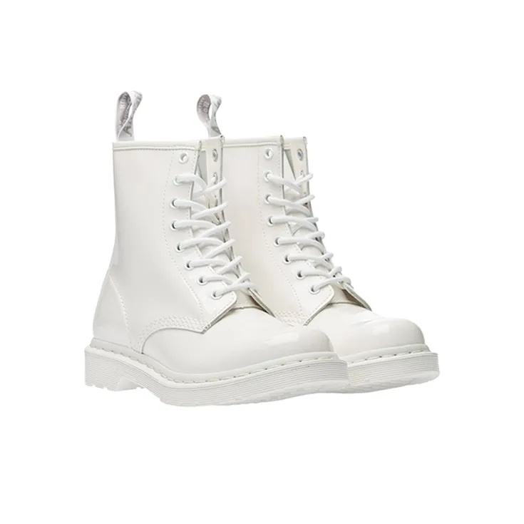 Dr.Martens 1460 Mono Martin Boots White Women's-2
