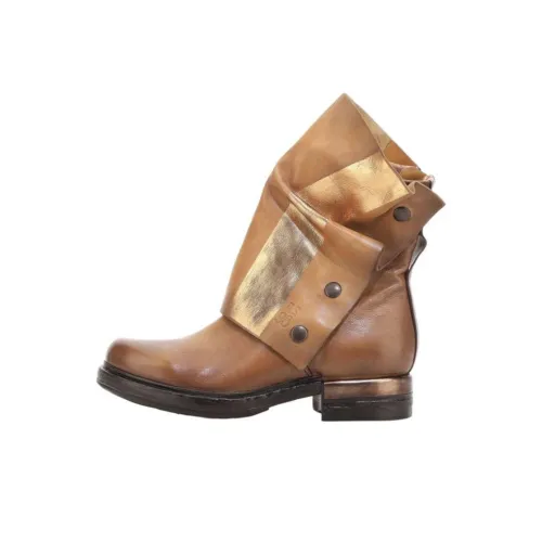 AirStep Ankle polo-shirts boots 3.5CM Women's Brown