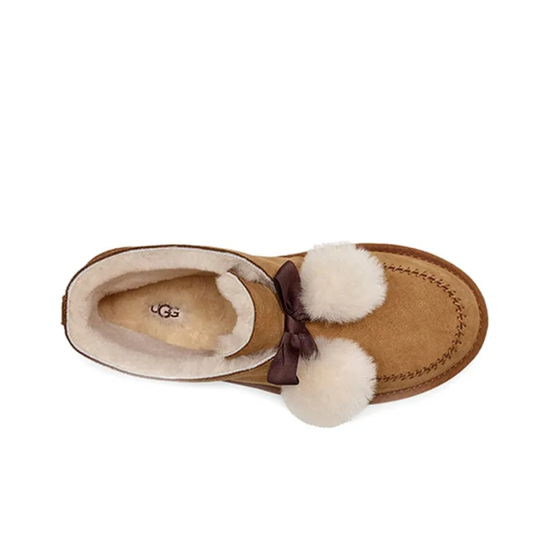 UGG Kallen Fleece Lined Brown Women's-4