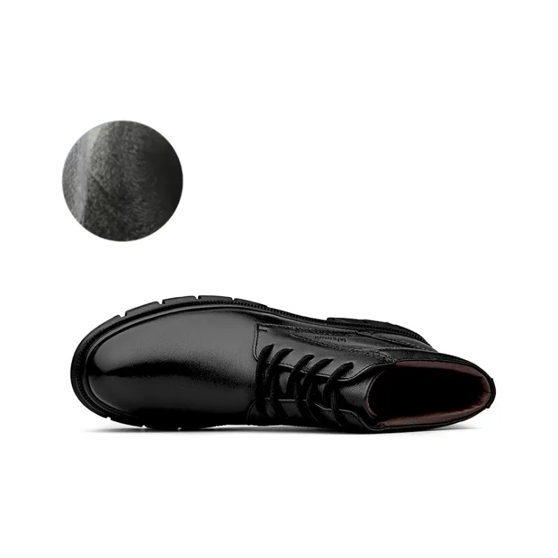 Wen Nai Ankle Boots Men's Black-2