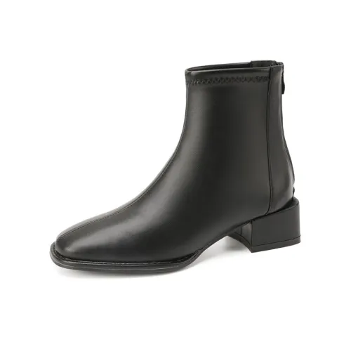 Qiandongmeili Ankle Boots 4CM Women's