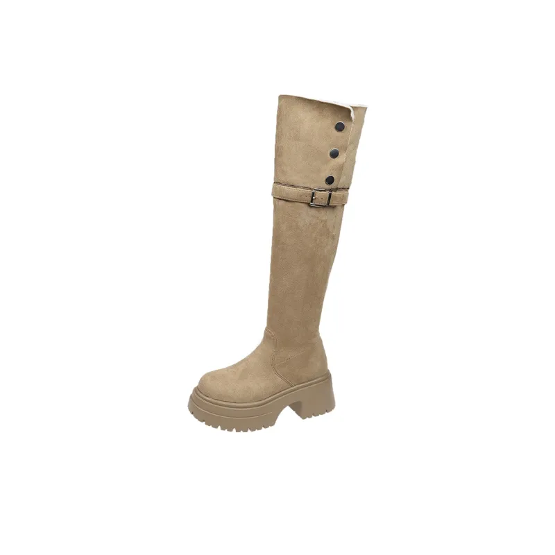 Nrillo Over The Knee Boots Unisex White-12