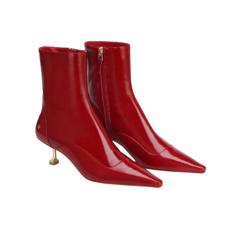 Naked Wolfe Tempting Ankle Boots Women's Red-2