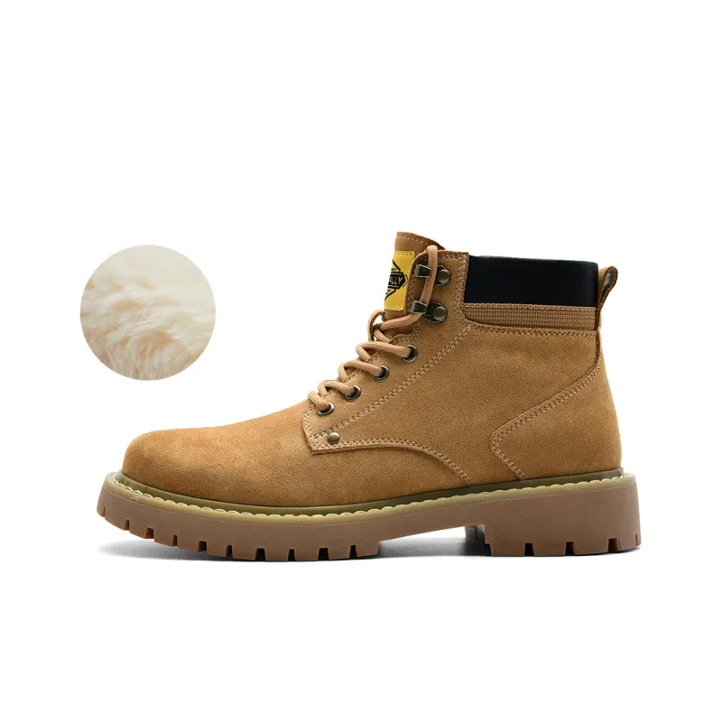 HLA Wear-Resistant Short Outdoor Boots 3.5cm Men's-19