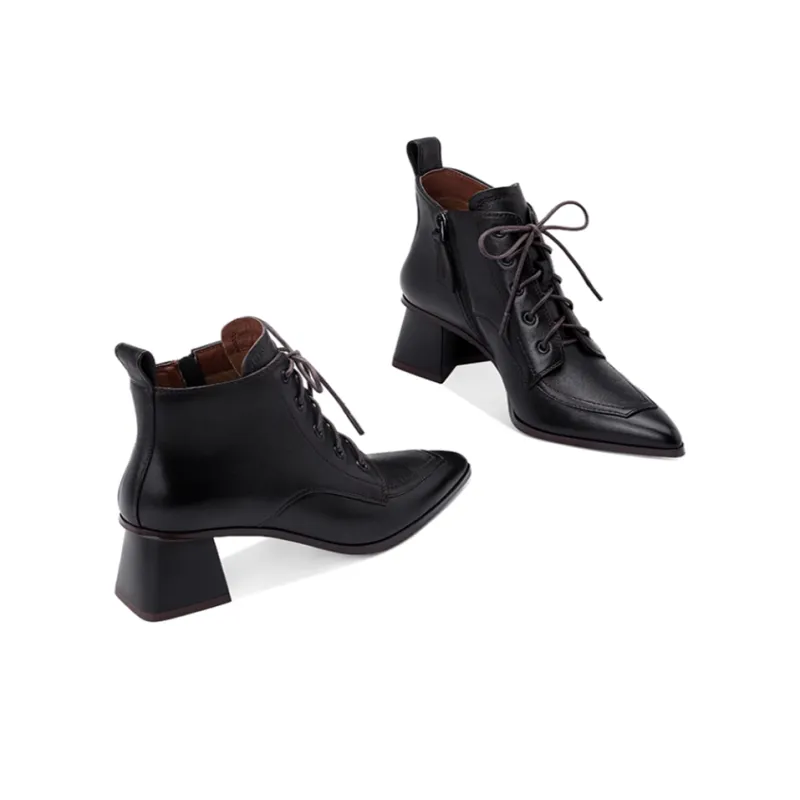 JESSICA SOPHIA Ankle Boots 5.5cm Women's Ecru-11