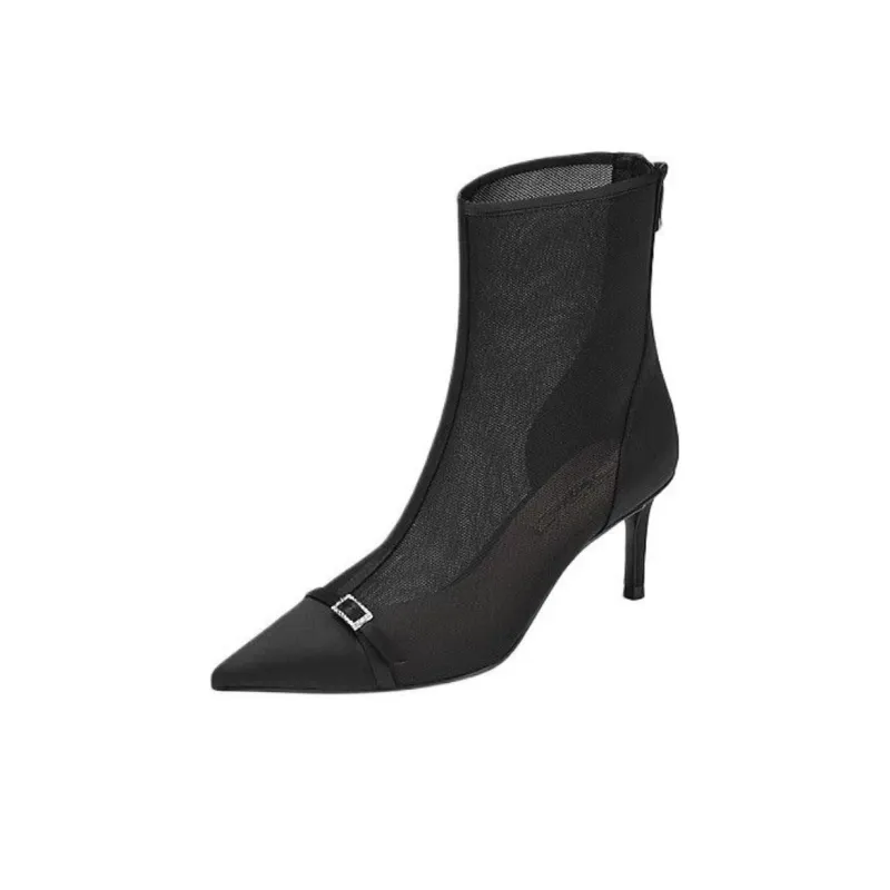 73Hours Midnight Flash Star Ankle Boots Women's Black-2