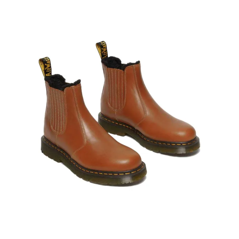Dr.Martens 2976 Short Chelsea Boots Unisex Yellow Brown-2