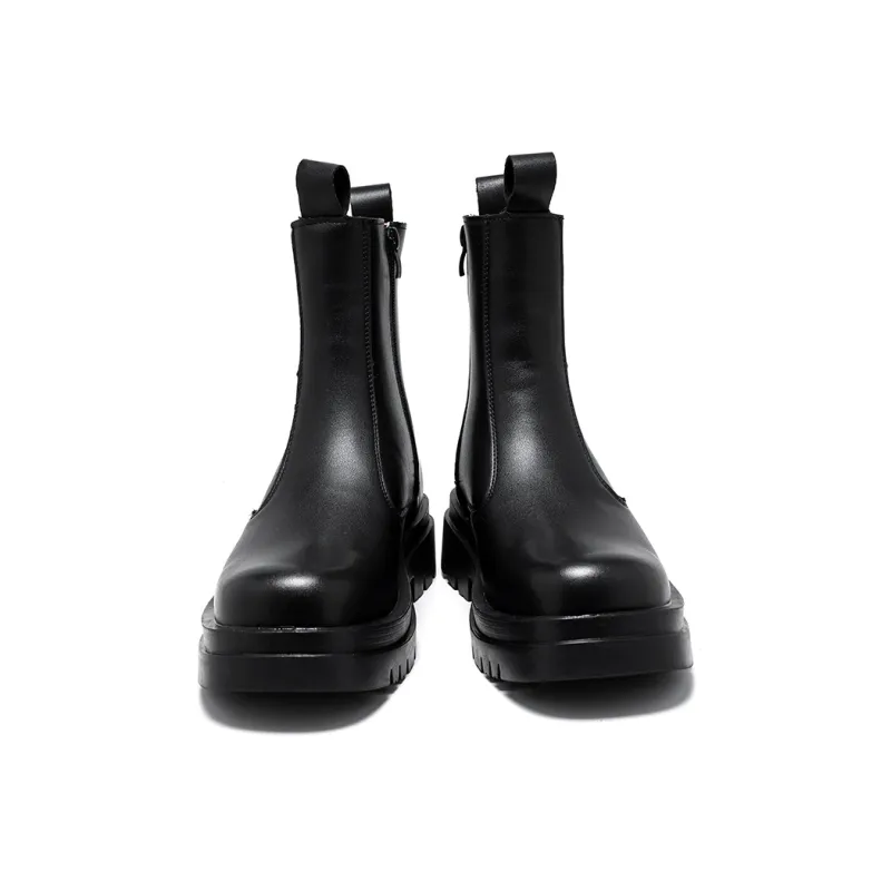 Cachiotti KAQIAODI Knee High Chelsea Boots Men's Black-2