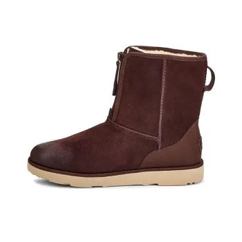 UGG Classic Short Front Zip Boot 'Stout Brown'