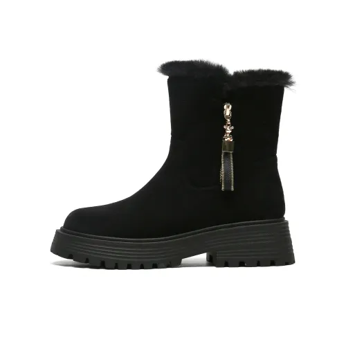 SOBB Ankle Boots 5cm Women's Black