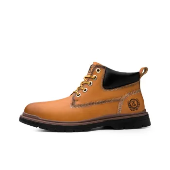 CKVUSAMG Short Martin Boot Unisex Light Brown