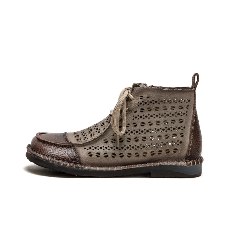 Jay Ankle Boots Women's Brown/Red/Beige-8
