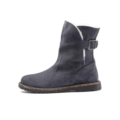 Birkenstock Uppsala Shearling Ankle Boots Women's Dark Gray Narrow Fit