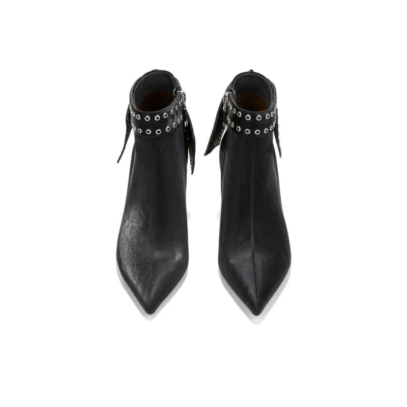 ELLE Ankle Boots 7cm Women's Black-2