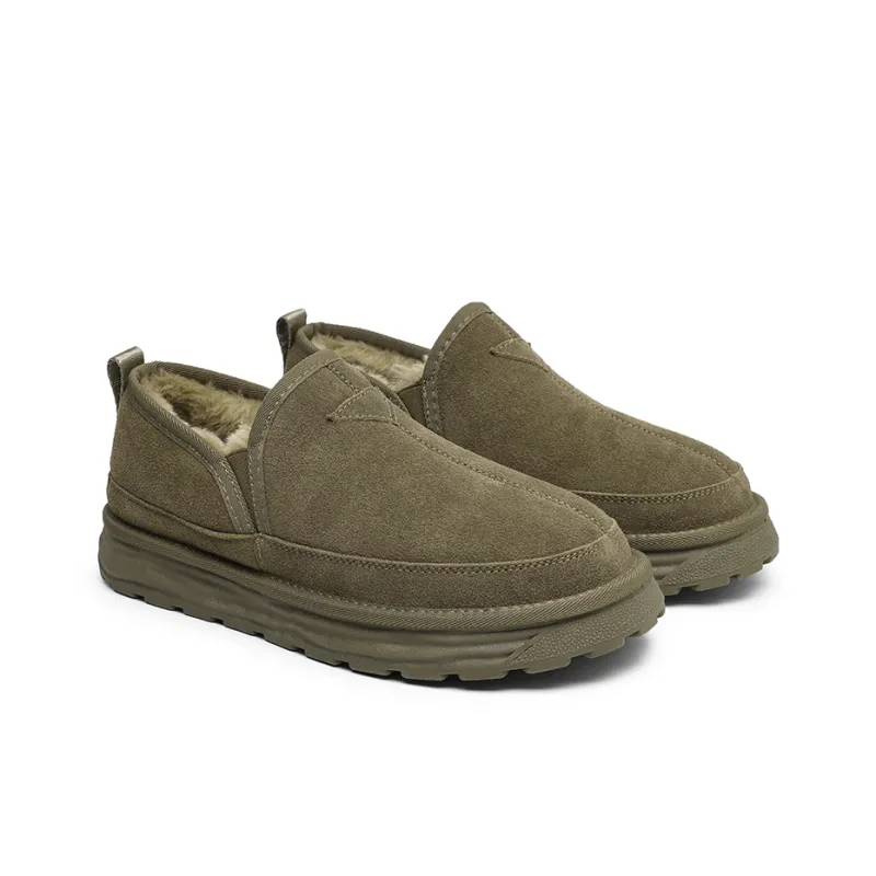 Angelmi Warm Ankle-Length Snow Boots Men's Jasper-2