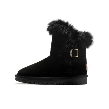 PAUL FRANK Short Mid-Calf Snow Boots Women's Black