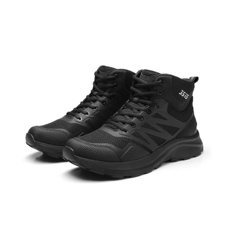 Strongman 3515 10.5cm Outdoor Boots Men's Black-3
