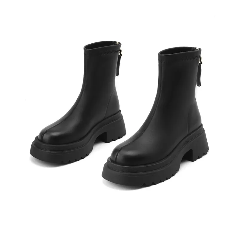 DAPHNE Ankle Boots Women's Black/Brown-2