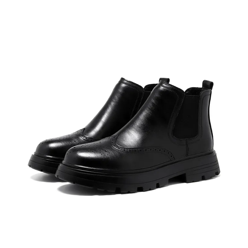 Cachiotti Short Chelsea Boots Men's Black-1