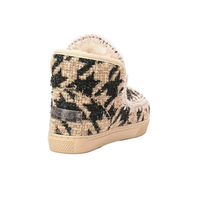 K.D.KENAZ Warm Slip Resistant Coverage Short Snow Boots Women's Russet-5