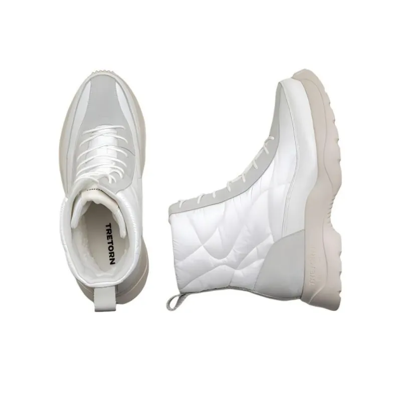 TRETORN Ankle Boots 4.4cm Unisex White-2