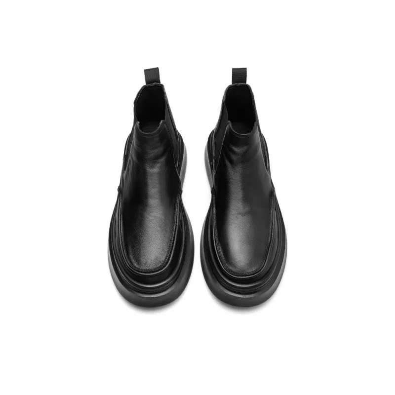 PARDASAUL Short Chelsea Boots Men's Black-3
