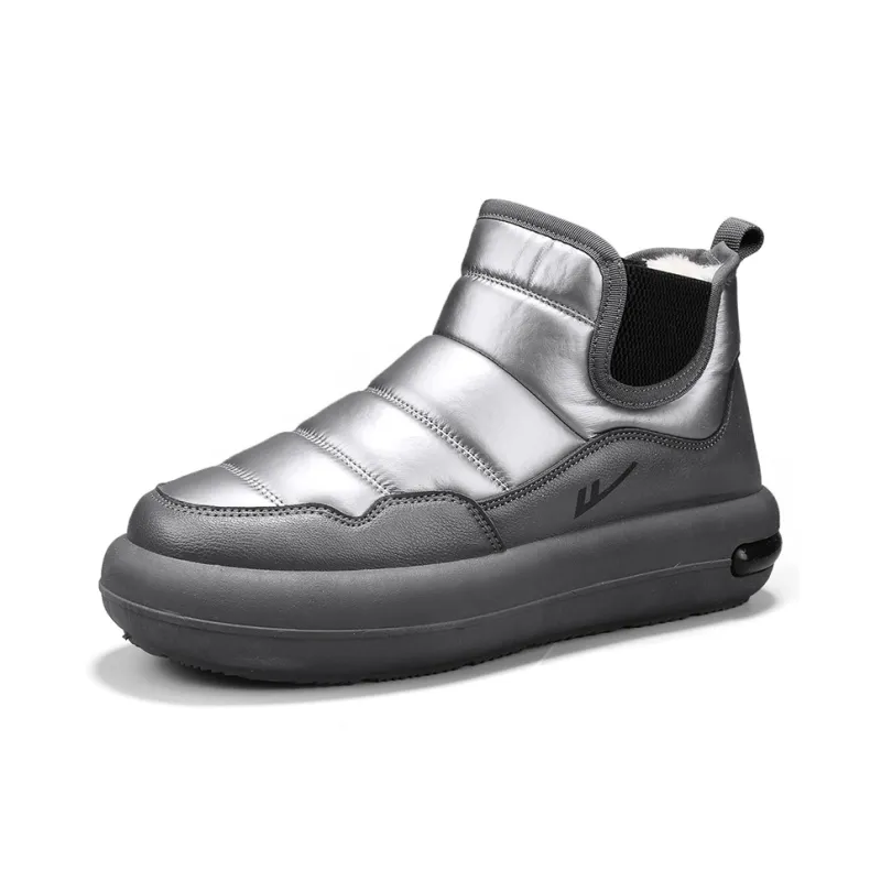 Warrior Warm Coverage Height Increasing Wear-Resistant Snow Boots Men's-9