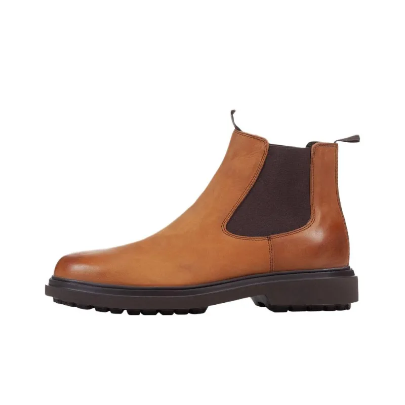 GEOX Faloria Short Chelsea Boots Men's Brown-0