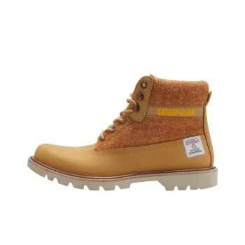 HarrisTweed x CAT Colorado Series Crew Outdoor Boots Unisex Yellow