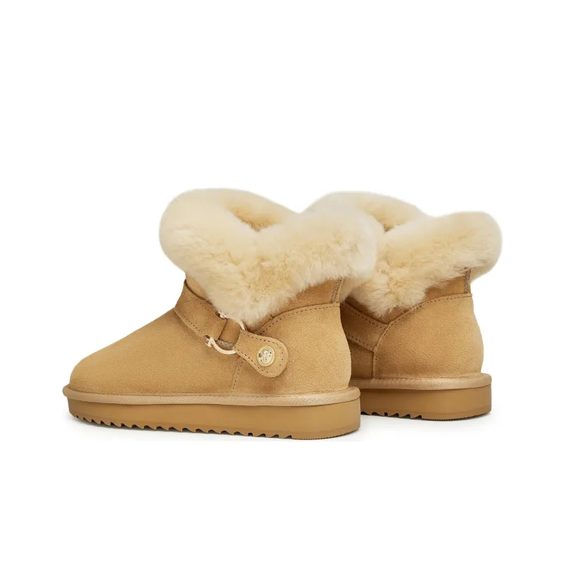 Teenmix Short Snow Boots 3cm Women's-10
