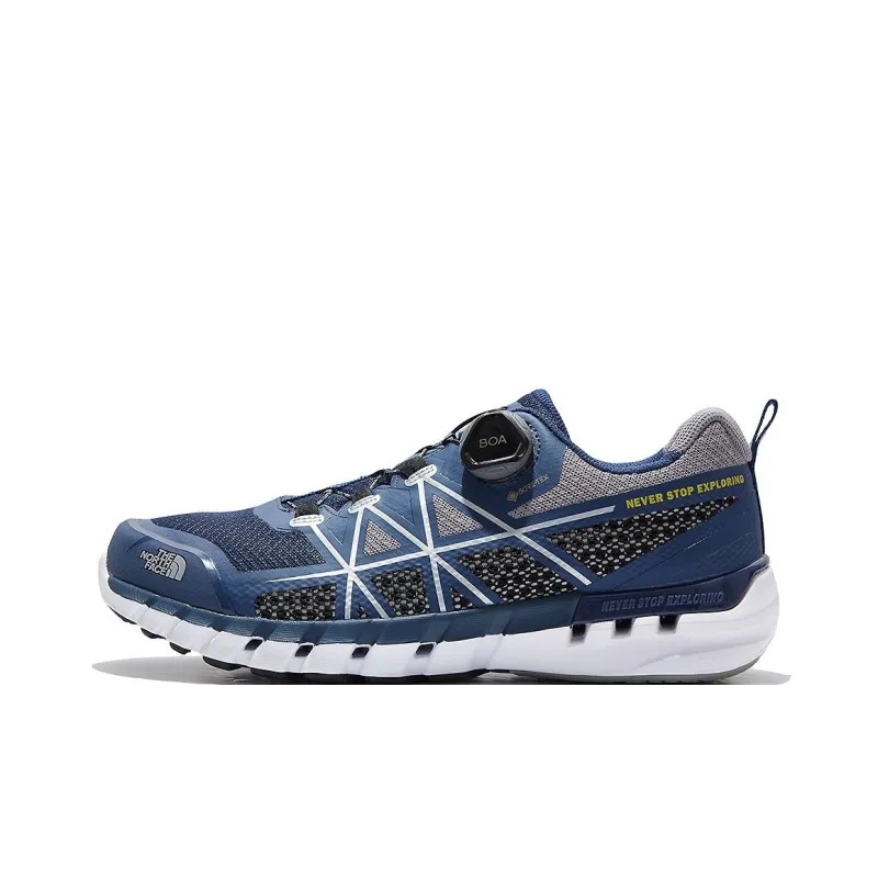 THE NORTH FACE Anti Slip Wear Resistant Low Top Hiking Shoes Men's Marine Blue-0