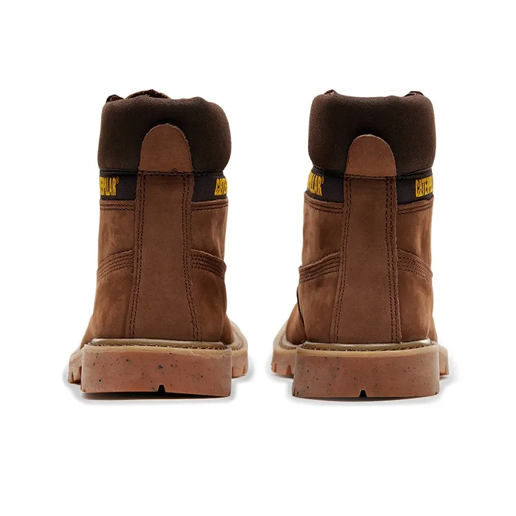 CAT Colorado Series E Breathable Wear Resistant Slip Resistant Short Outdoor Boots Unisex Dark Brown-3
