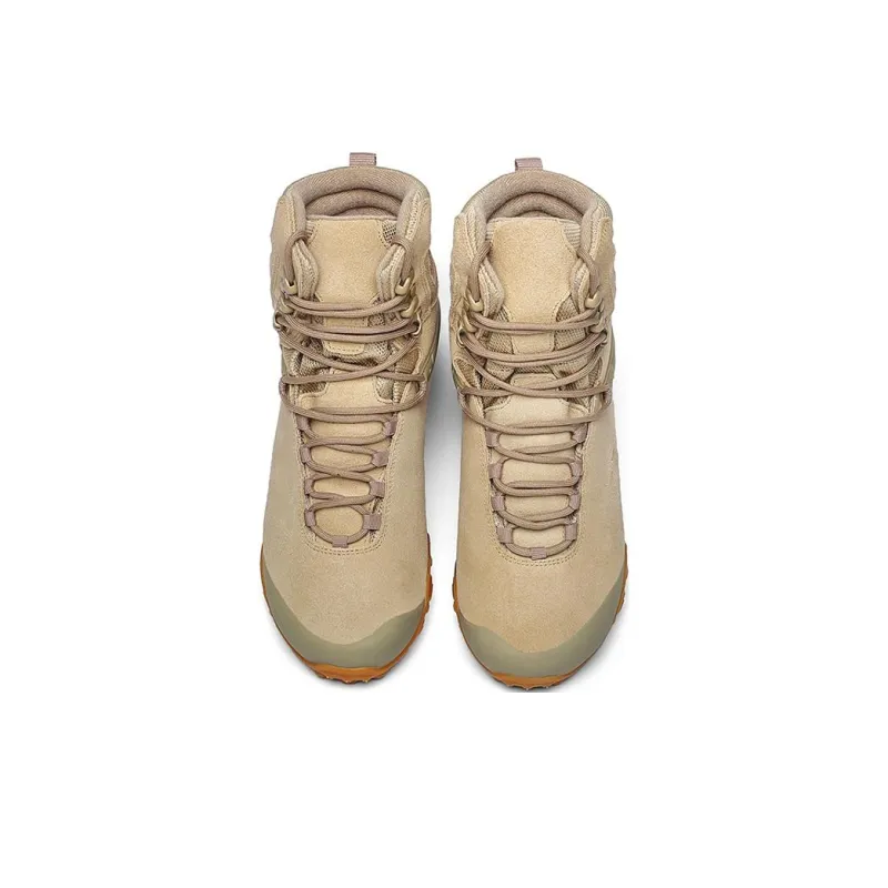 XIANGGUAN Crew Outdoor Boots Unisex Beige-3