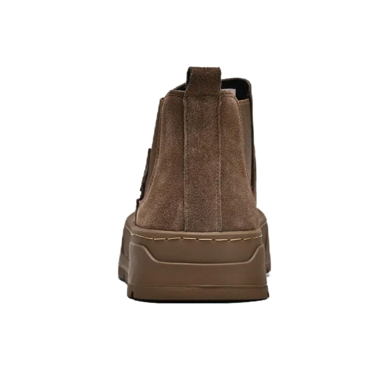 Crocodile Short Chelsea Boots Men's-10