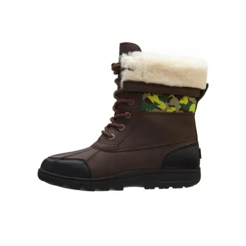 UGG Warm Slip-Resistant Short Snow Boots Women's Brown