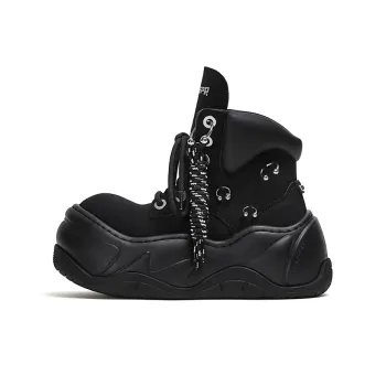 FY SPR Wifi Short Martin Boot 7CM Women's Black