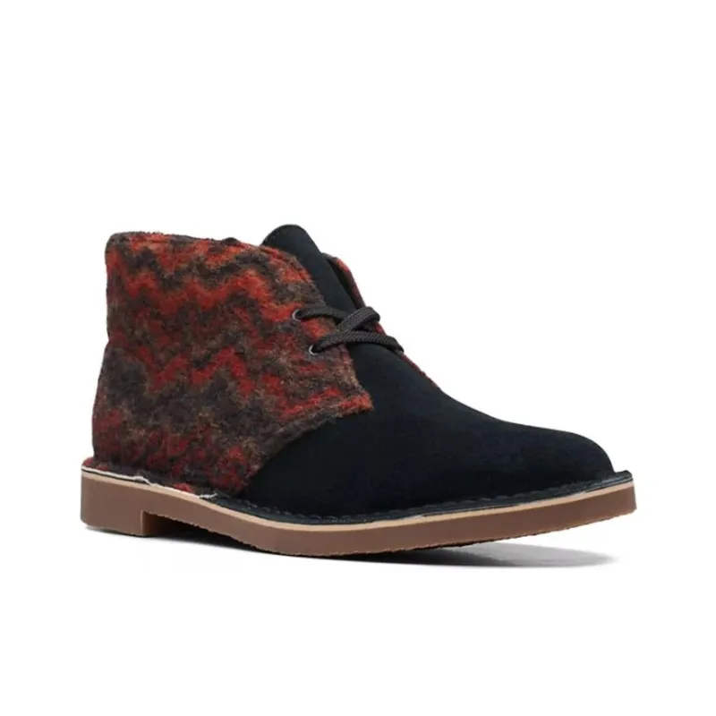 Clarks Ankle Boots Men's Red Black-2