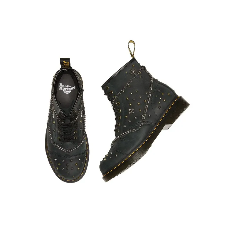 Dr.Martens 1460 Short Martin Boot Unisex Black-3