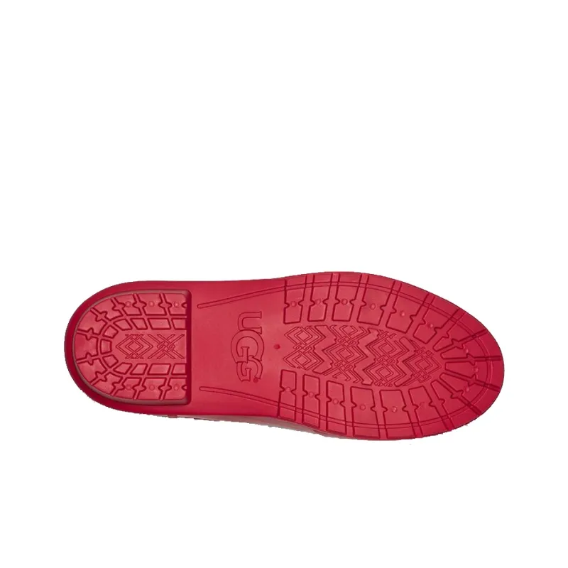 UGG Chevonne Short Chelsea Boots Women's Red-4