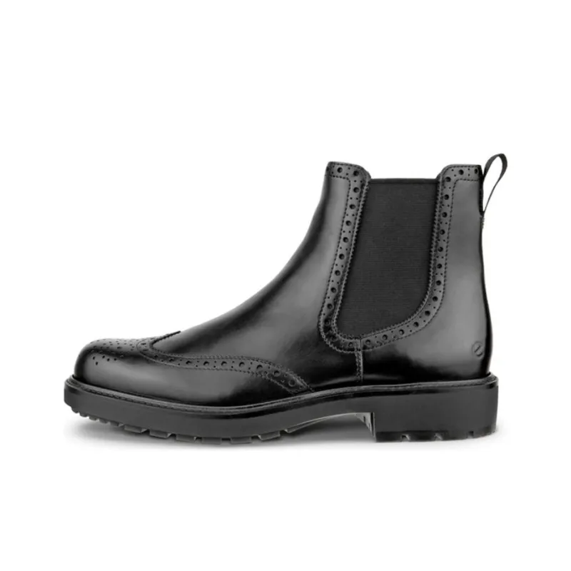 Ecco Short Chelsea Boots Men's Black-0