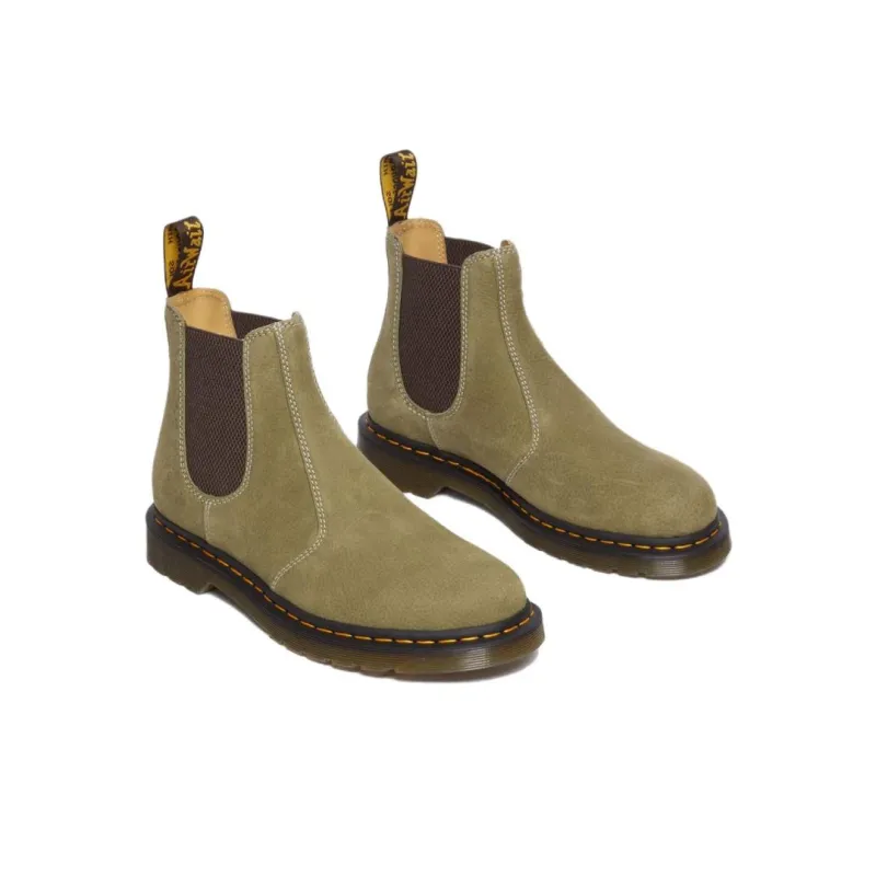 Dr.Martens Short Chelsea Boots Unisex Green-1
