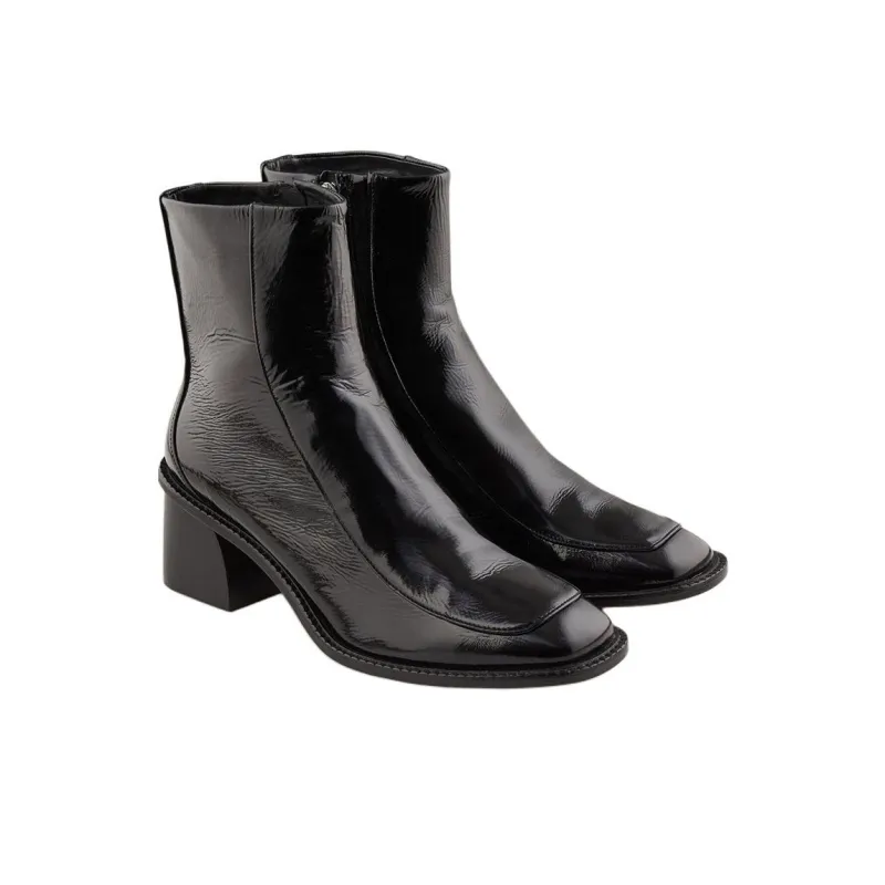 Sandro Ankle Boots 6cm Women's Black-2