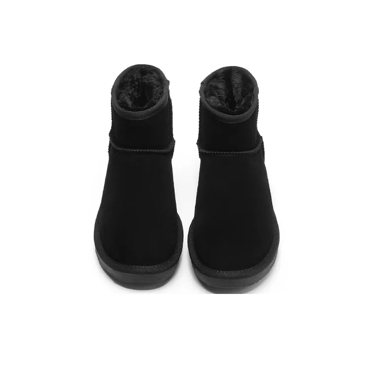 GRACEGIFT Thermal Abrasion Resistant Slip Resistant 11.5cm Snow Boots Women's-3