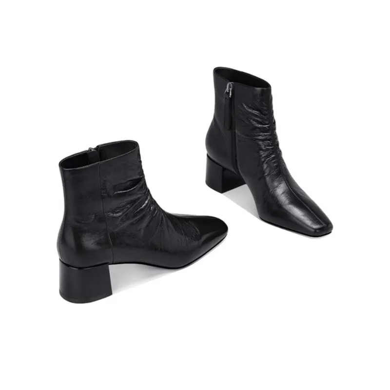 JESSICA SOPHIA Slim Boots Ankle Boots 4cm Women's-1