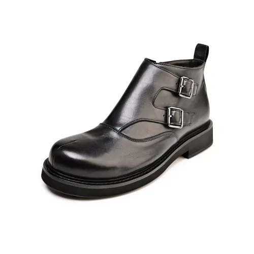 Brounvanm Ankle Boots Men's Black