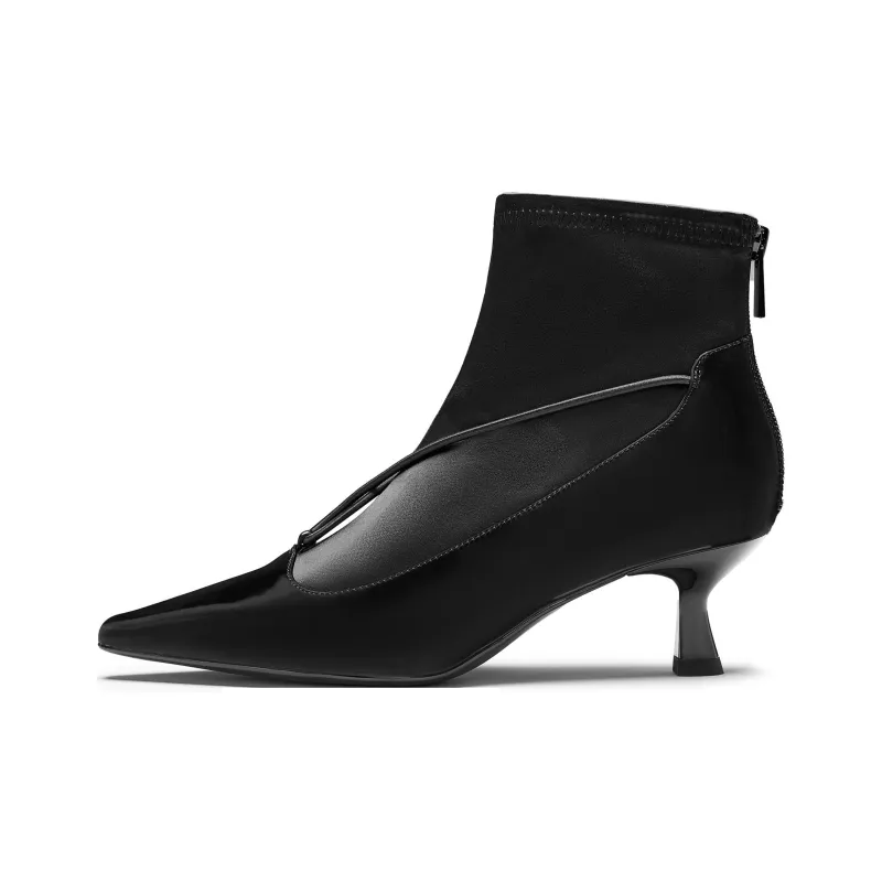 Joypeace Ankle Boots High Heel Women's-5