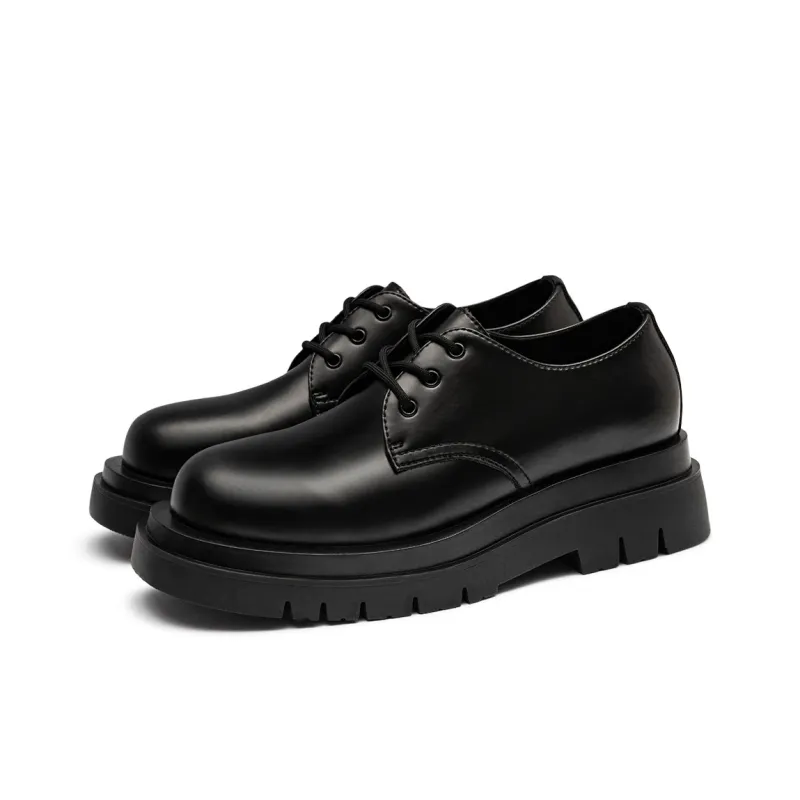 MADEN Ankle Length Casual Shoes 5cm Men's Black-2
