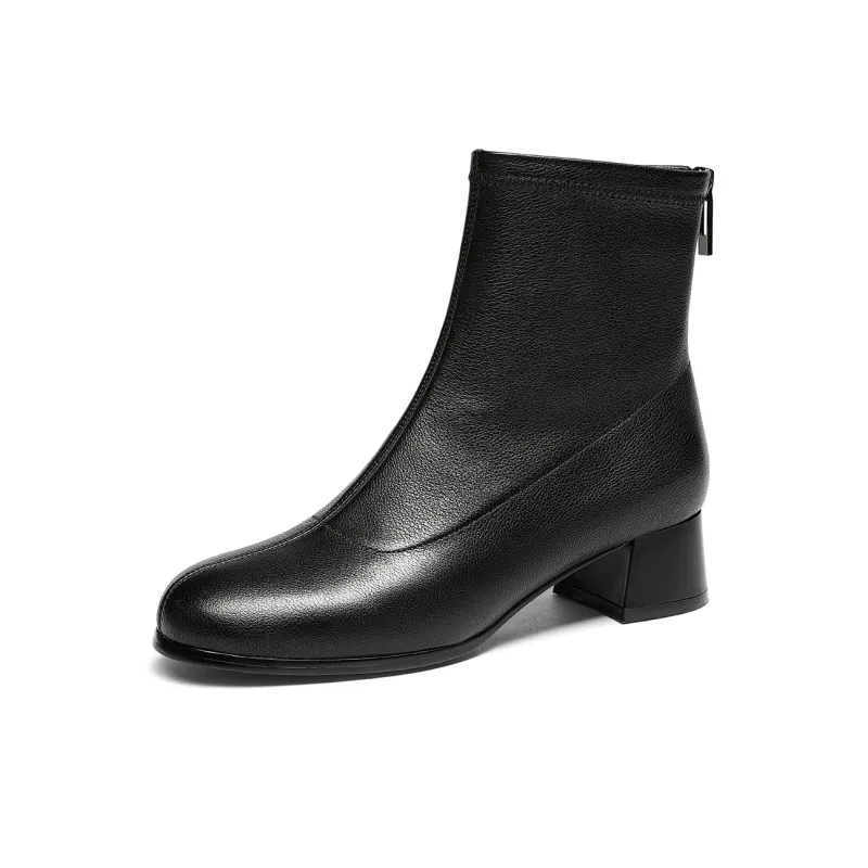 GOLDLION Ankle Boots Women's Black-1