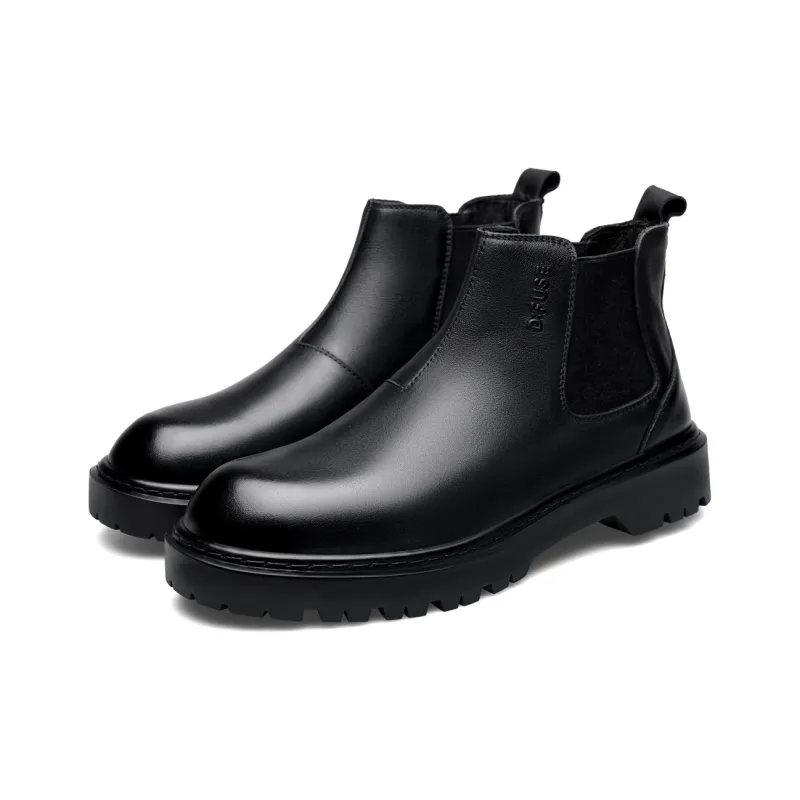 D FUSE SCANDINAVIA Short Chelsea Boots Men's Black-6